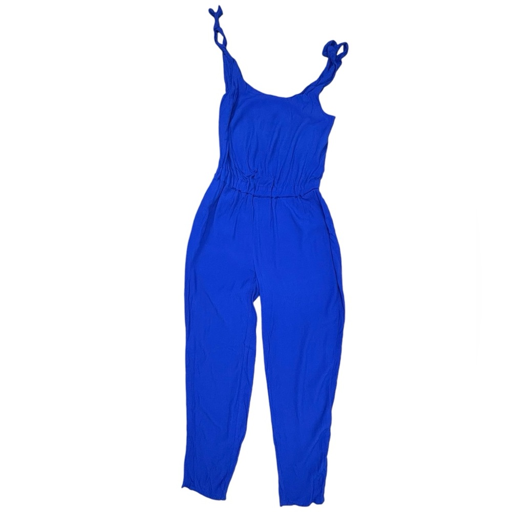 NWT Madewell- Summer Tie shoulder jumpsuit- XXS - Picture 2 of 8